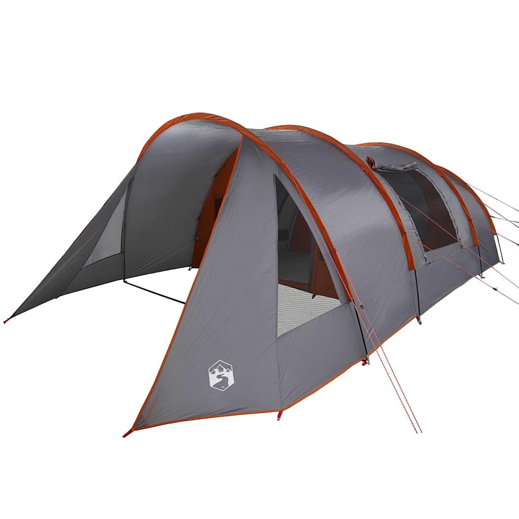 Vidaxx Tunnelzelt mit Dach grau und orange 778 x 356 x 210 cm