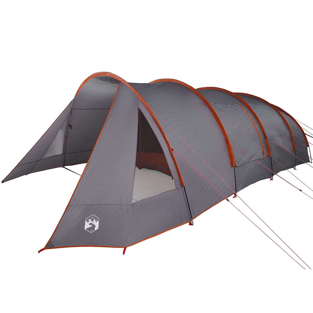 Vidaxx Tunnelzelt mit Dach grau und orange 778 x 356 x 210 cm