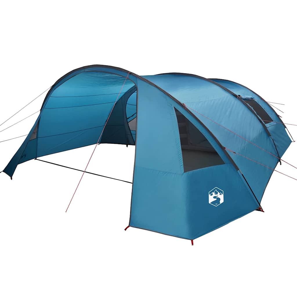 Vidaxx Tunnelzelt mit Dach mit Stauraum Blau und Grau 700 x 590 x 215 cm