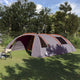 Vidaxx Tunnelzelt mit Dach grau und orange 700 x 590 x 215 cm