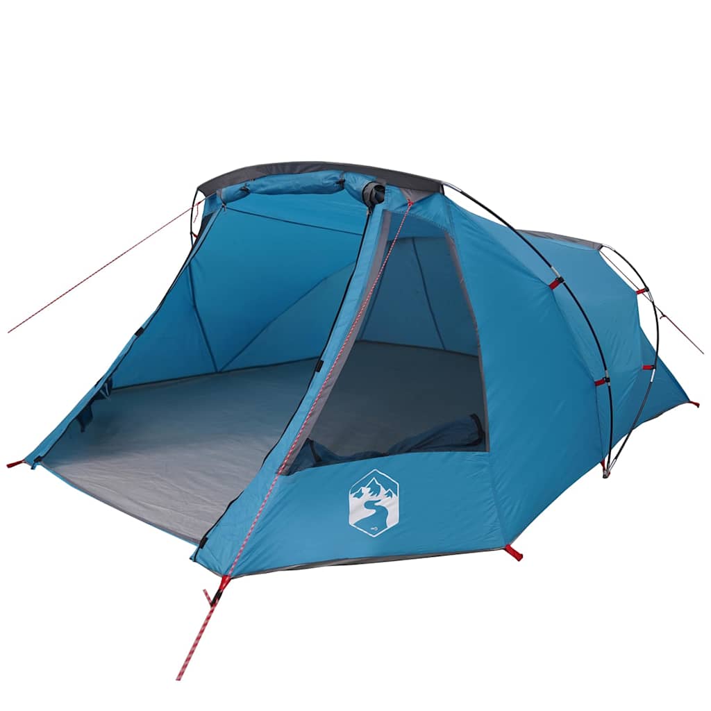 Vidaxx Tunnelzelt mit Dach mit Stauraum blau und grau 328 x 228 x 115 cm