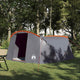Vidaxx Tunnelzelt mit grauem und orangefarbenem Dach 318 x 275 x 140 cm