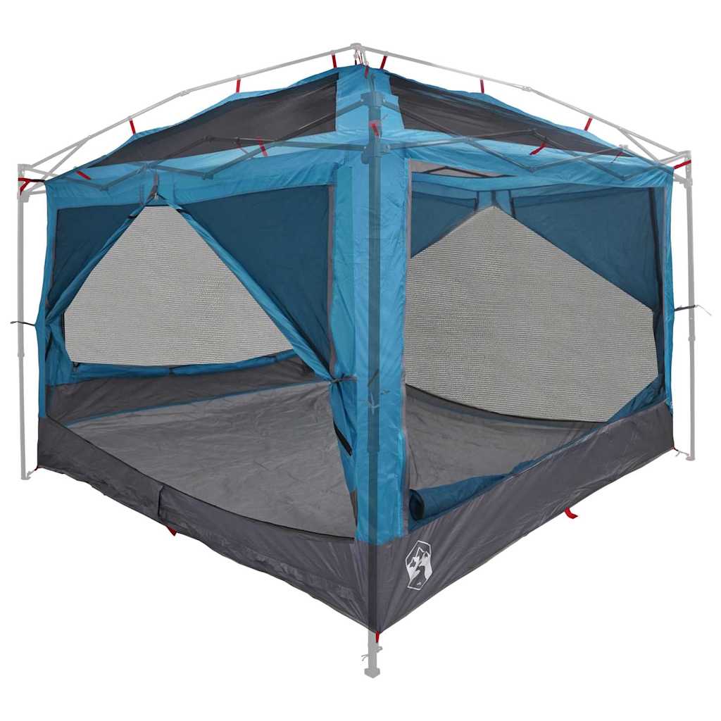 VidaXL Innenzelt mit Dach mit Stauraum Blau und Grau 300 x 300 x 250 cm