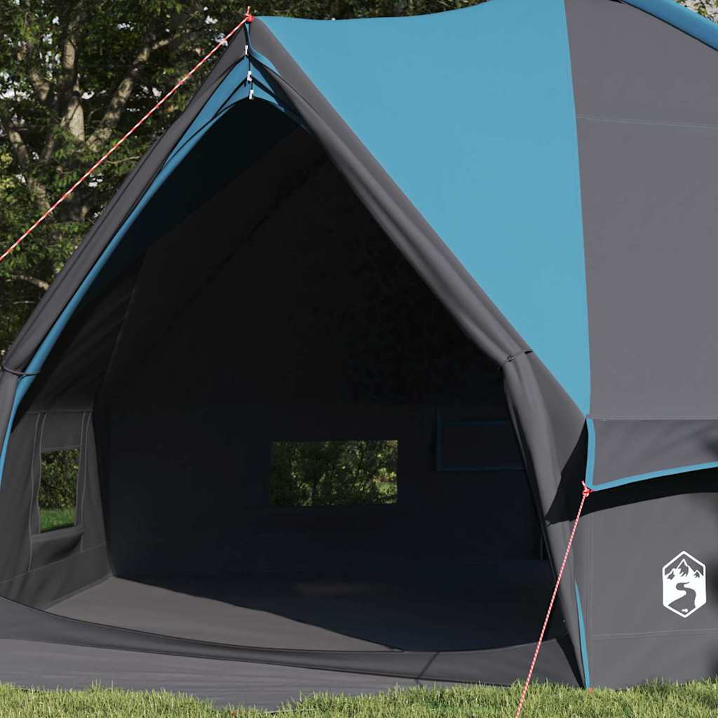 Vidaxl Tipi-Zelt mit Dach blau und grau 490 x 410 x 210 cm