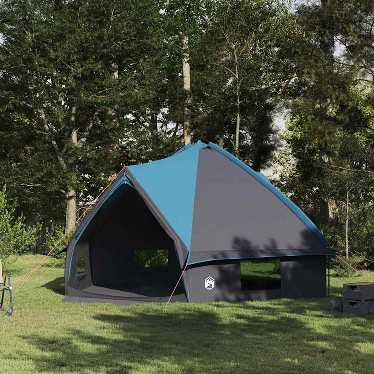 Vidaxl Tipi-Zelt mit Dach blau und grau 490 x 410 x 210 cm