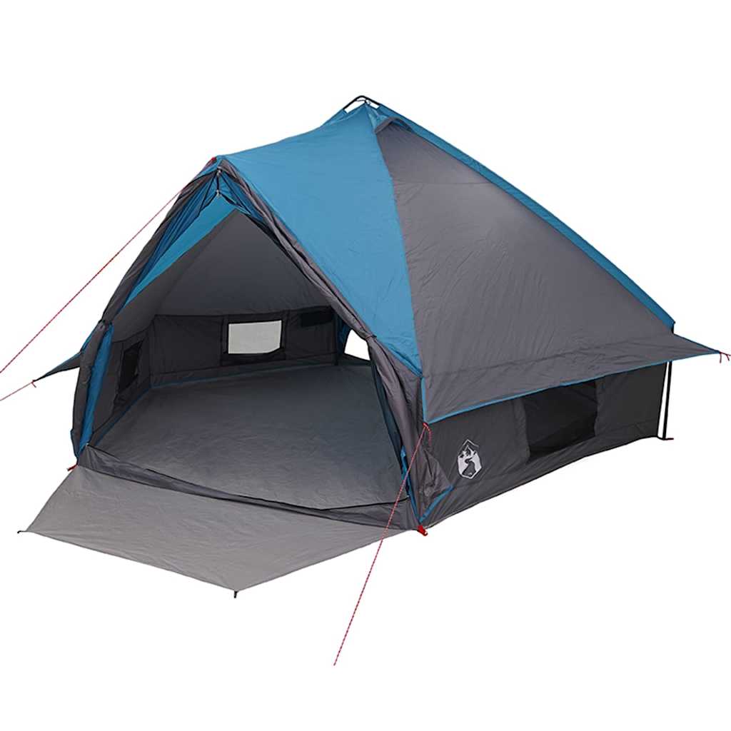 Vidaxl Tipi-Zelt mit Dach blau und grau 490 x 410 x 210 cm
