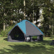 Vidaxl Tipi-Zelt mit Dach blau und grau 490 x 410 x 210 cm