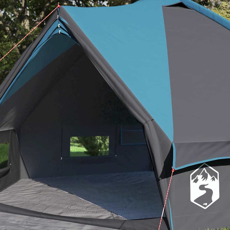 Vidaxl Tipi-Zelt mit Dach blau und grau 490 x 410 x 210 cm