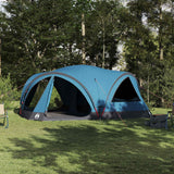 Vidaxx Familienzelt mit Dach mit Stauraum Blau und Grau 460 x 430 x 214 cm - afbeelding 1