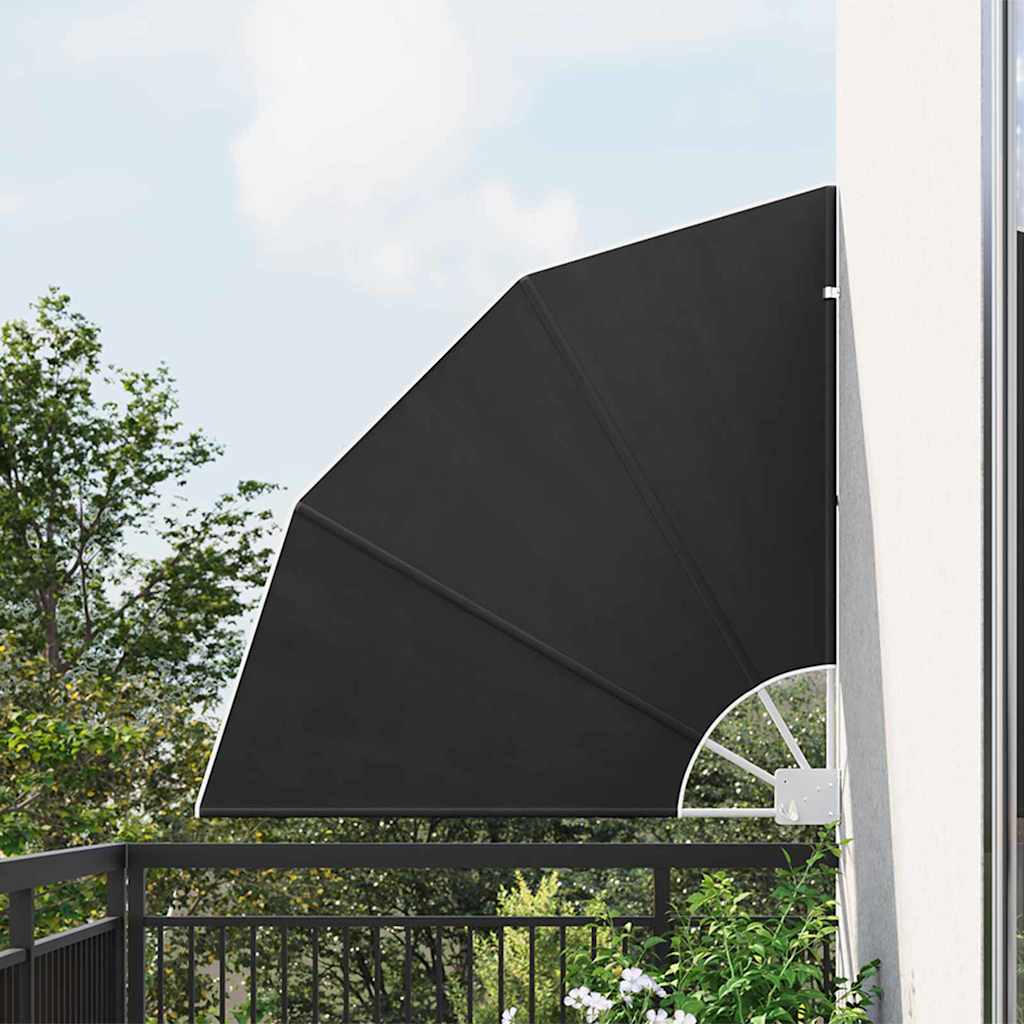 Vidaxxl Balkon-Sichtschutz Anthrazit 115 x 115 cm Polyester