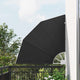 Vidaxxl Balkon-Sichtschutz Anthrazit 115 x 115 cm Polyester