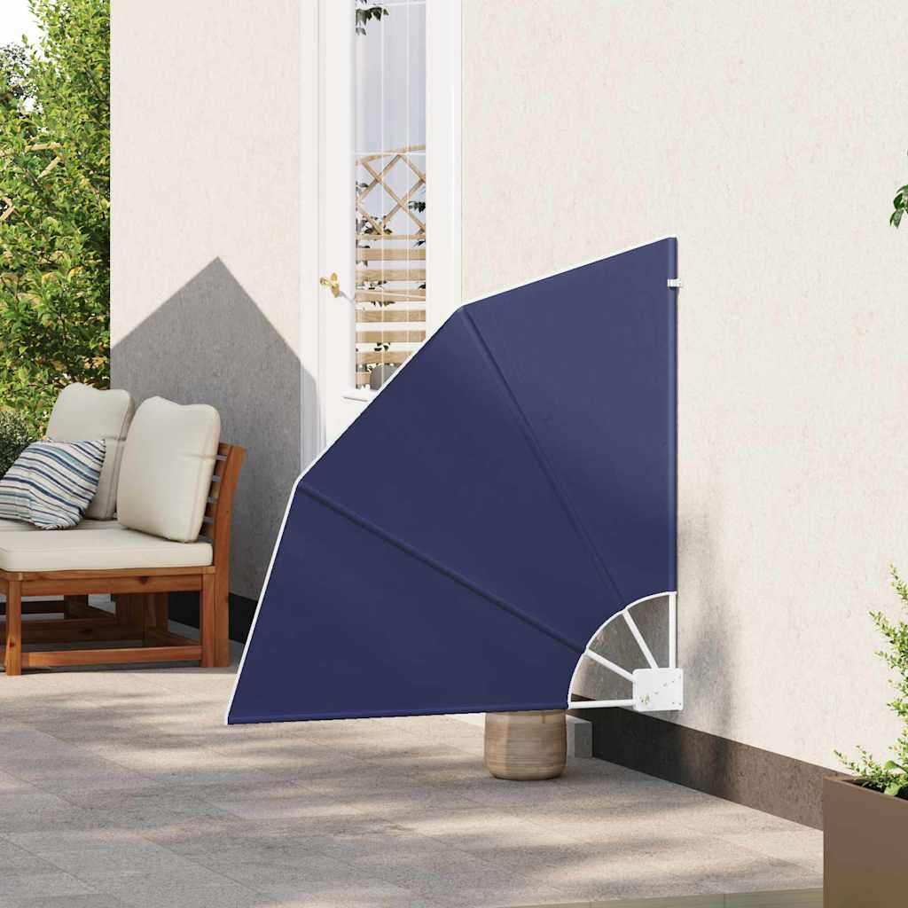 VidaXL Balkon-Sichtschutz Marineblau 115 x 115 cm Polyester