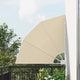 Vidaxxl Balkon-Sichtschutz Beige 115 x 115 cm Polyester
