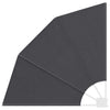 Vidaxxl Balkon-Sichtschutz schwarz 115 x 115 cm Polyester
