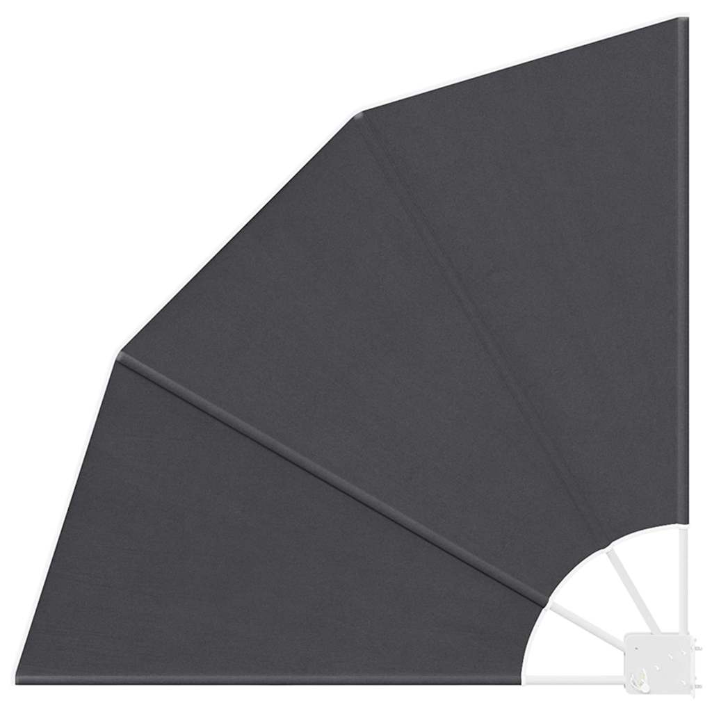 Vidaxxl Balkon-Sichtschutz schwarz 115 x 115 cm Polyester