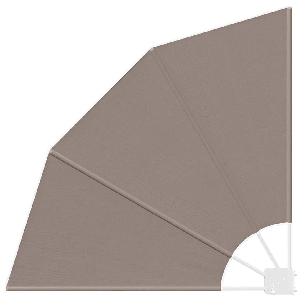 Vidaxxl Balkon-Sichtschutz Taupe 115 x 115 cm Polyester