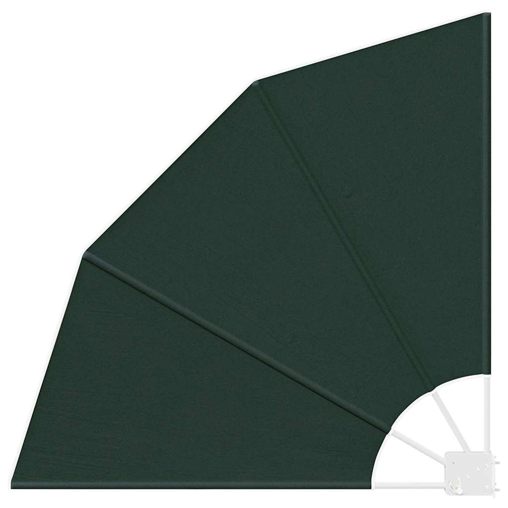 Vidaxxl Balkon-Sichtschutz dunkelgrün 115 x 115 cm Polyester