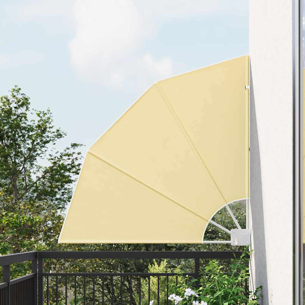 VidaXL Balkon-Sichtschutz Sand 115 x 115 cm Polyester