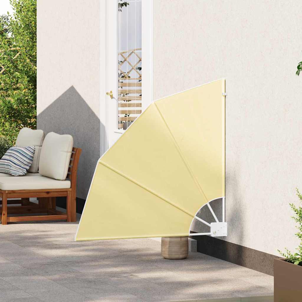 VidaXL Balkon-Sichtschutz Sand 115 x 115 cm Polyester