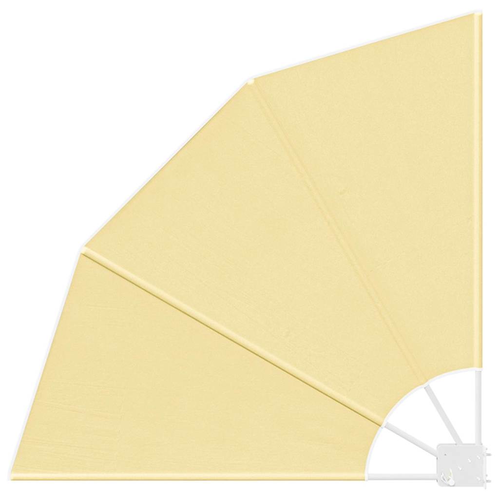VidaXL Balkon-Sichtschutz Sand 115 x 115 cm Polyester