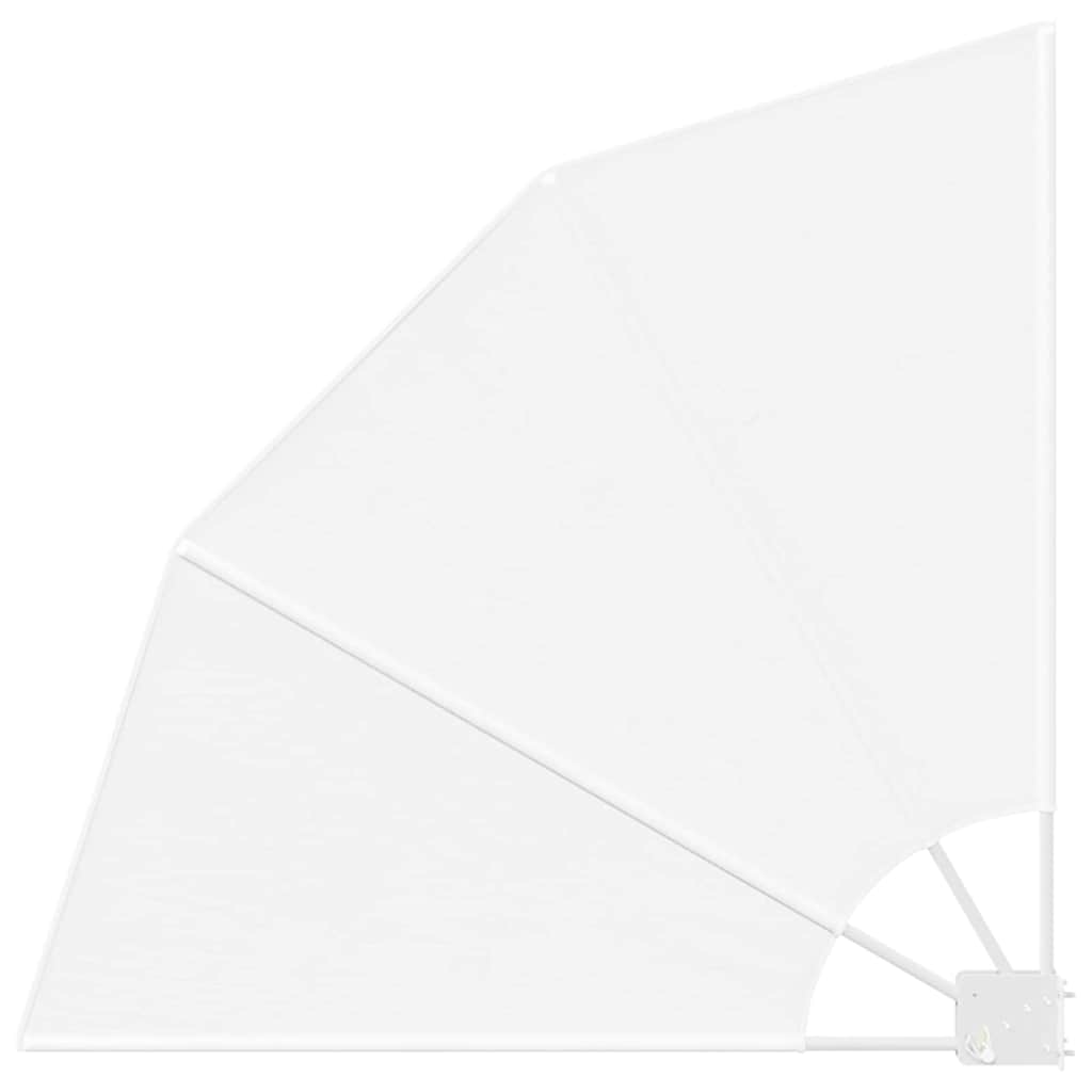 Vidaxxl Balkon-Sichtschutz weiß 115 x 115 cm Polyester