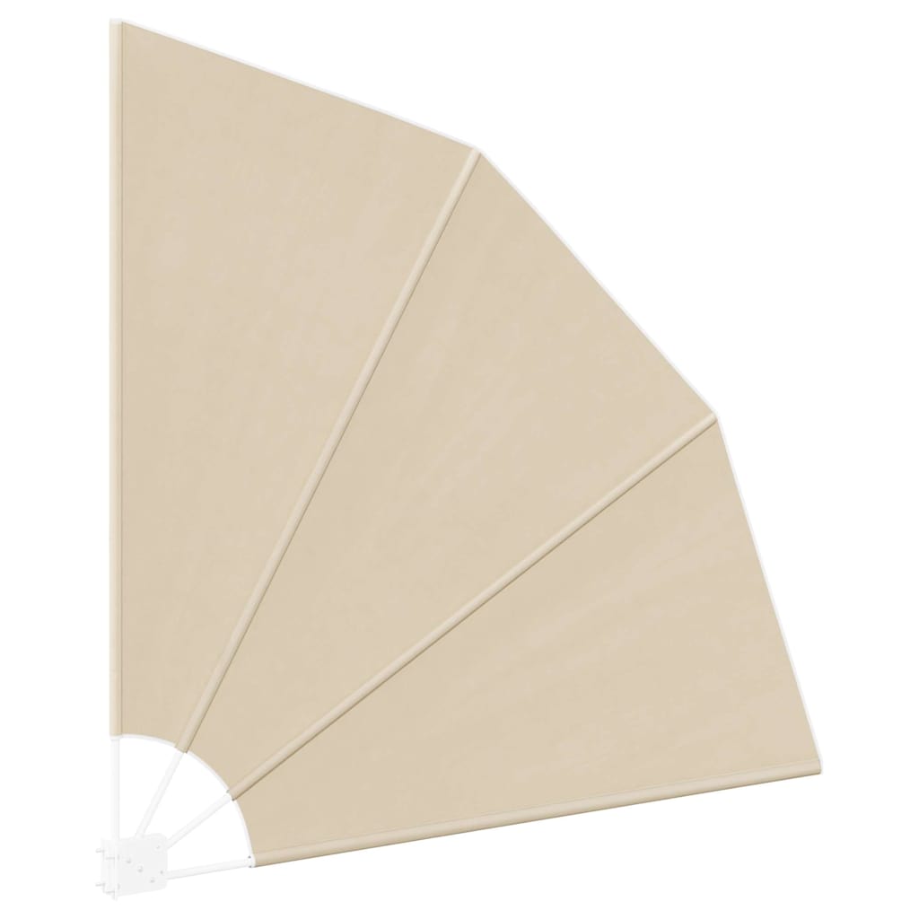 Vidaxxl Balkon-Sichtschutz Beige 160 x 160 cm Polyester