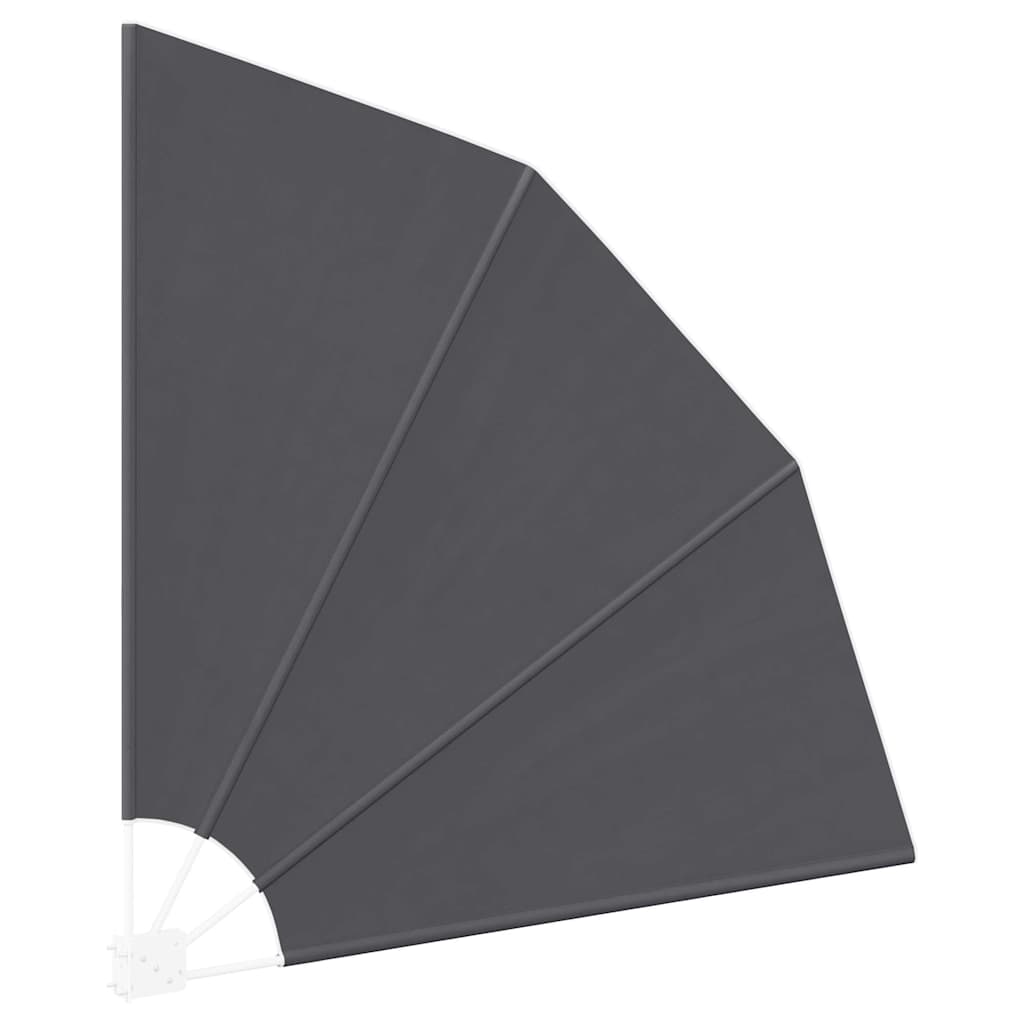 VidaXL Balkon-Sichtschutz Schwarz 160 x 160 cm Polyester