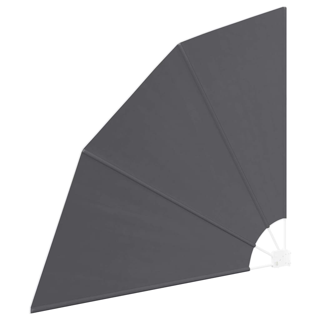VidaXL Balkon-Sichtschutz Schwarz 160 x 160 cm Polyester