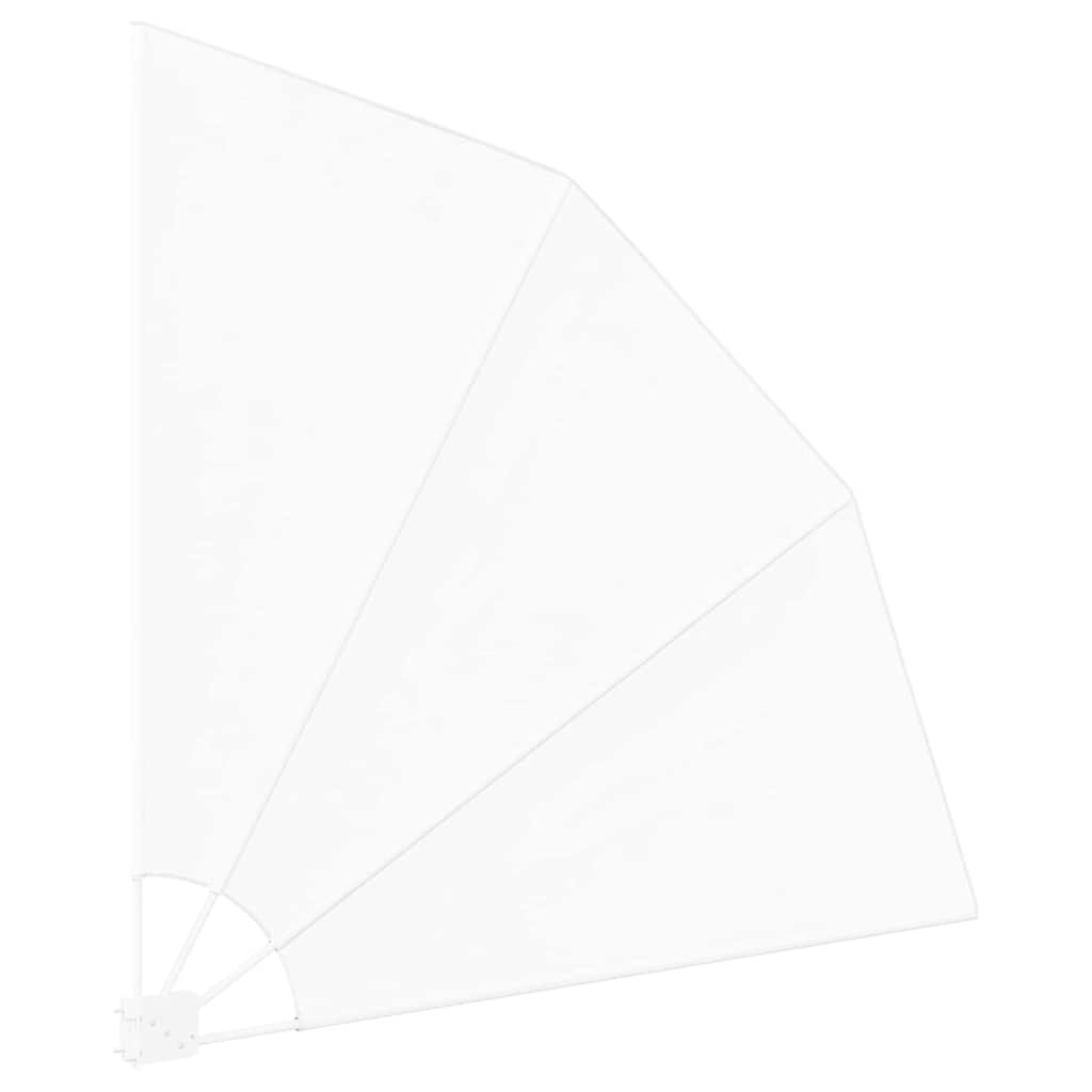 vidaXL Balkon-Sichtschutz weiß 160 x 160 cm Polyester