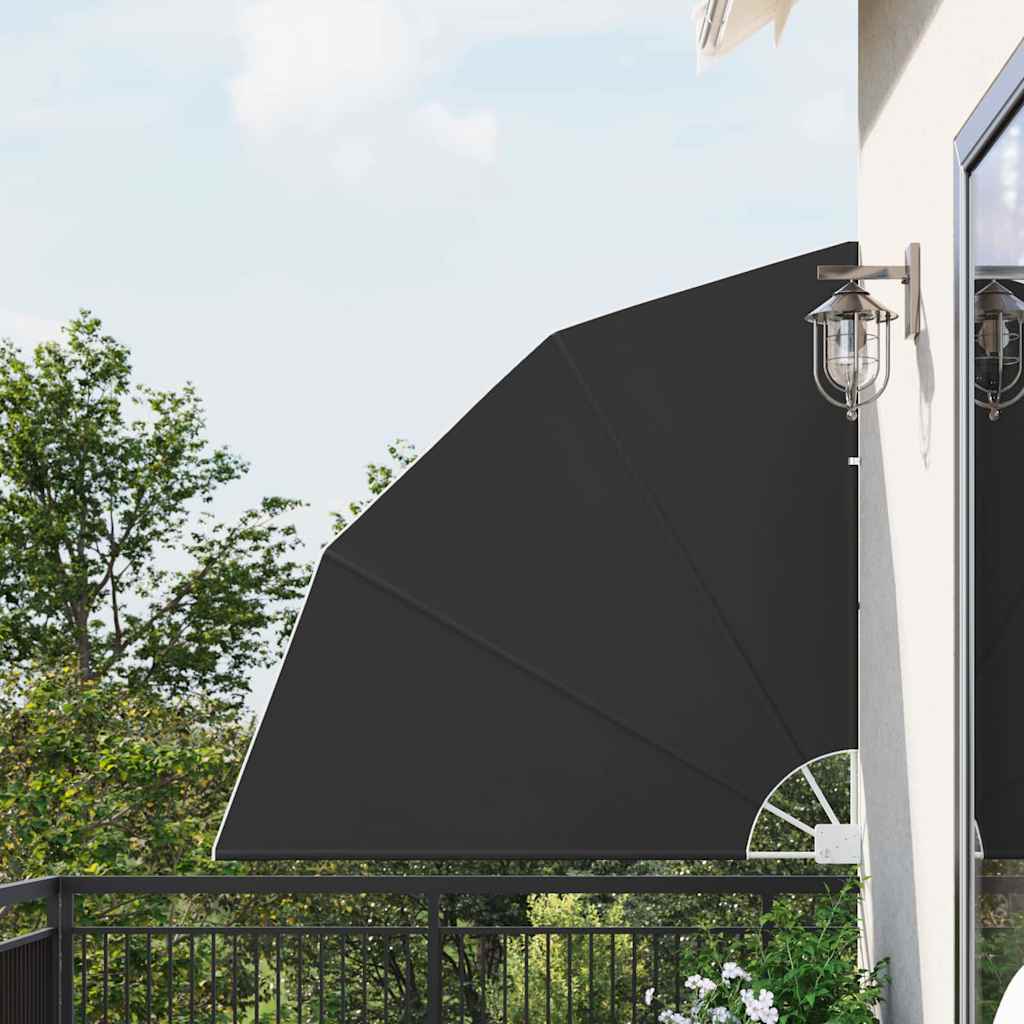 VidaXL Balkon-Sichtschutz Anthrazit 140 x 140 cm Polyester
