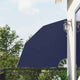 VidaXL Balkon-Sichtschutz Marineblau 140 x 140 cm Polyester