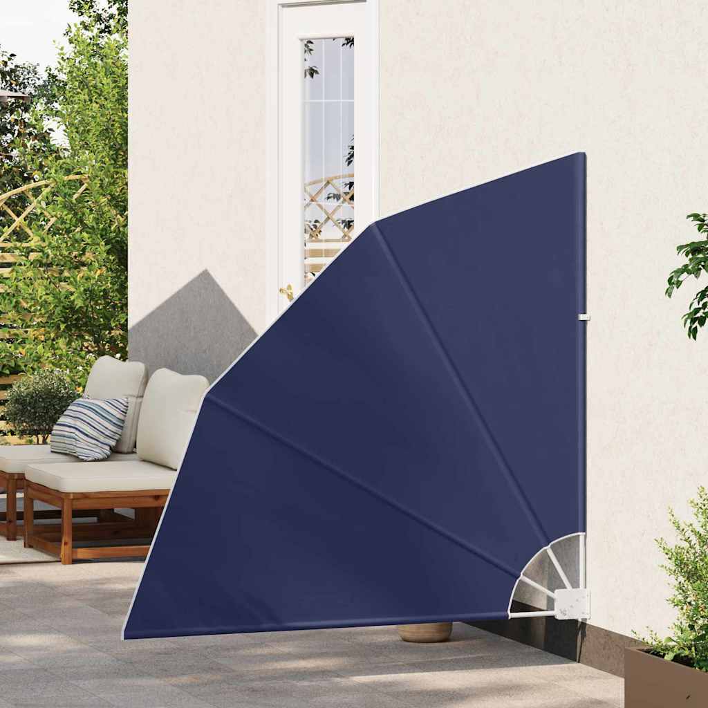 VidaXL Balkon-Sichtschutz Marineblau 140 x 140 cm Polyester