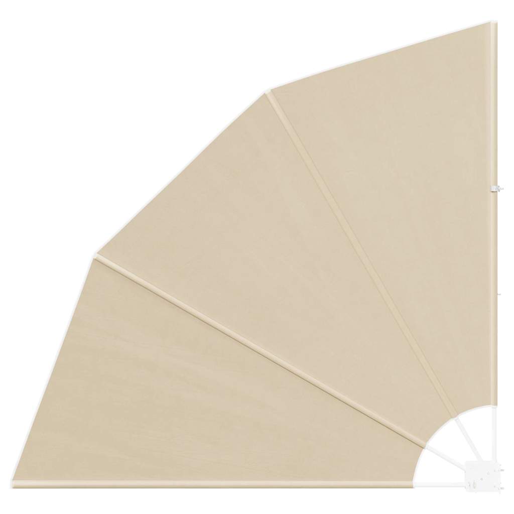 Vidaxxl Balkon-Sichtschutz Beige 140 x 140 cm Polyester