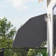 Vidaxxl Balkon-Sichtschutz schwarz 140 x 140 cm Polyester