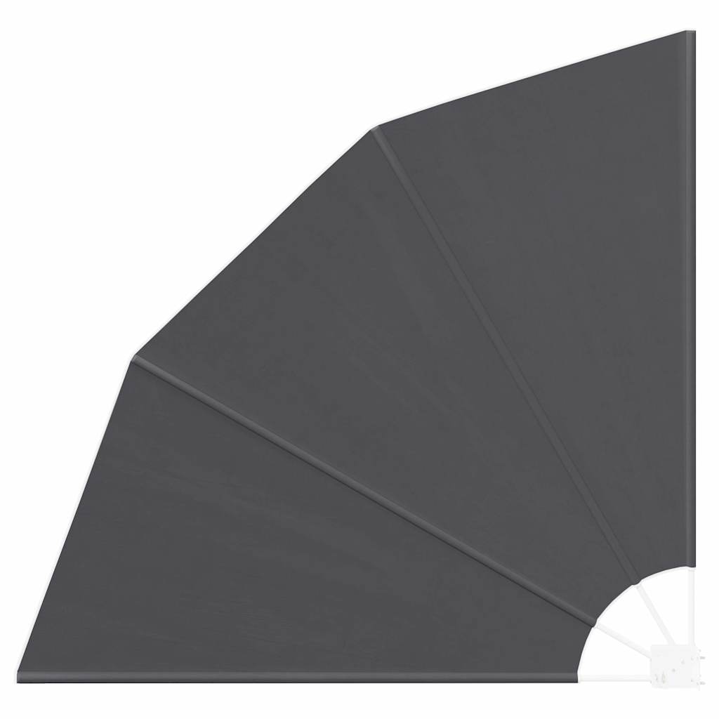 Vidaxxl Balkon-Sichtschutz schwarz 140 x 140 cm Polyester