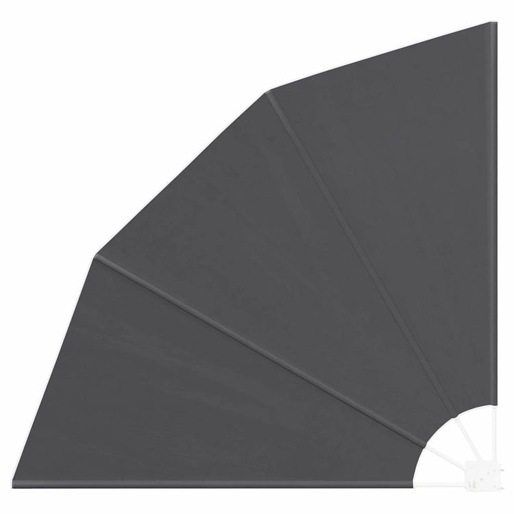Vidaxxl Balkon-Sichtschutz schwarz 140 x 140 cm Polyester