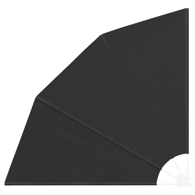 Vidaxxl Balkon-Sichtschutz schwarz 140 x 140 cm Polyester