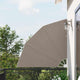 VidaXL Balkon-Sichtschutz Taupe 140 x 140 cm Polyester