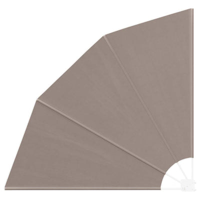 VidaXL Balkon-Sichtschutz Taupe 140 x 140 cm Polyester