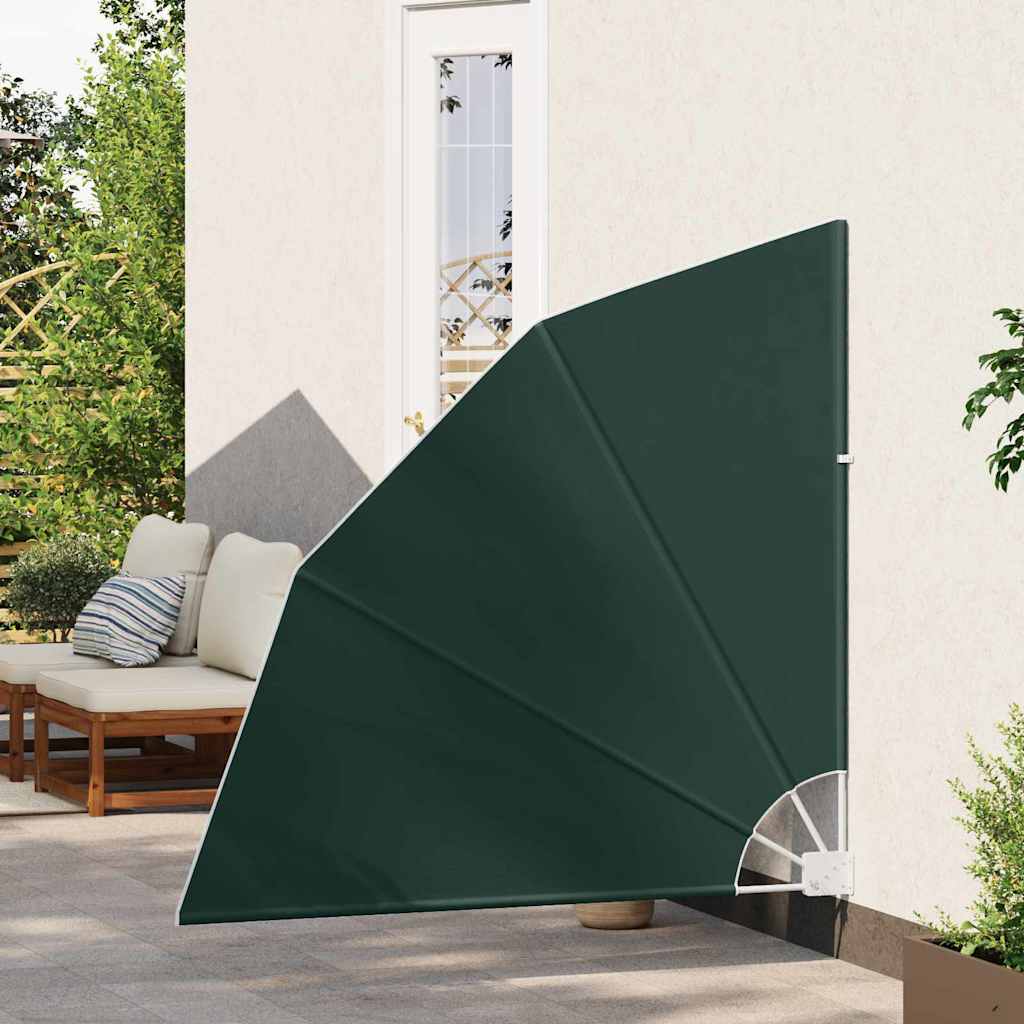 Vidaxxl Balkon-Sichtschutz dunkelgrün 140 x 140 cm Polyester
