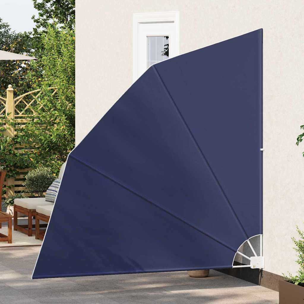 VidaXL Balkon-Sichtschutz Marineblau 210 x 210 cm Polyester