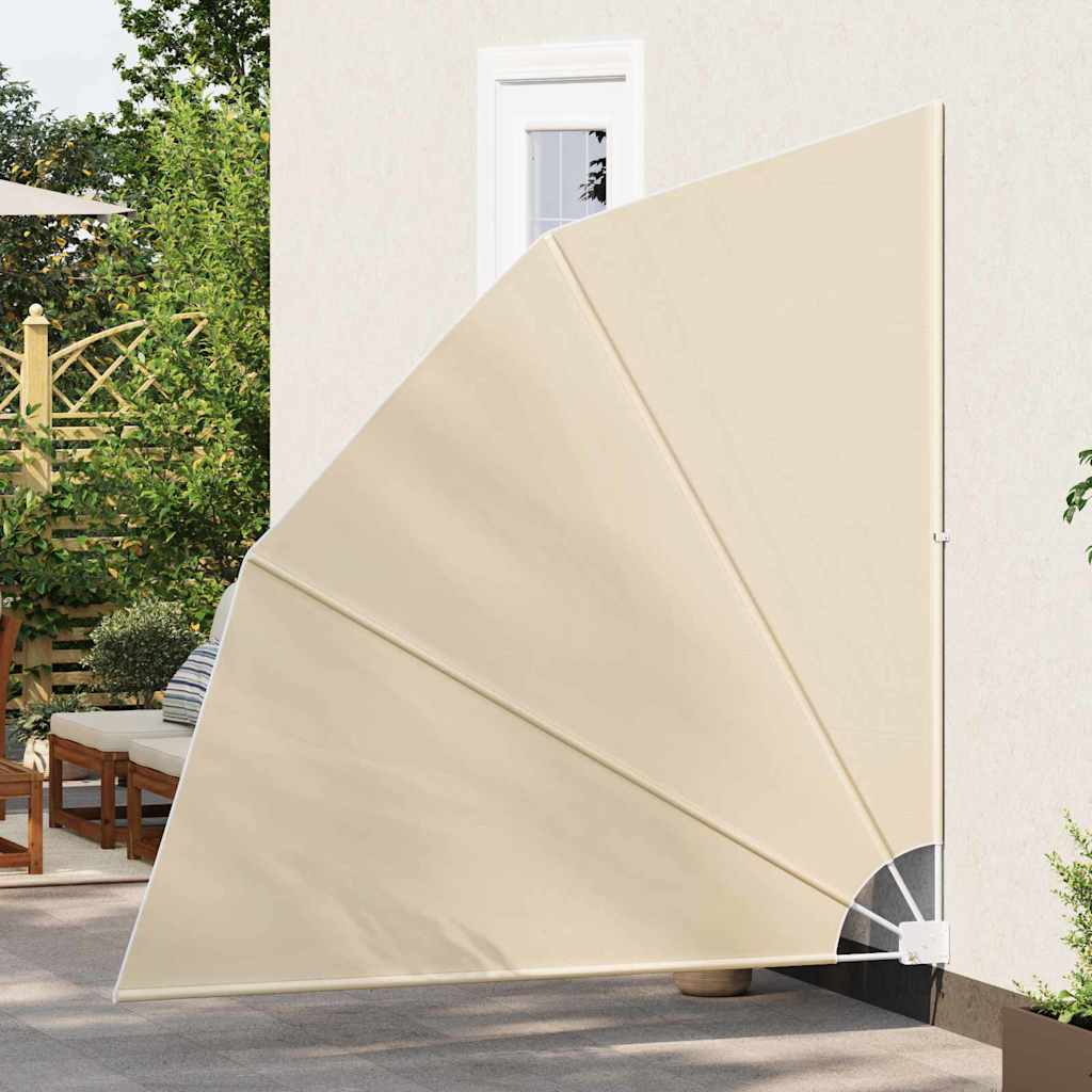 Vidaxxl Balkon-Sichtschutz Beige 210 x 210 cm Polyester