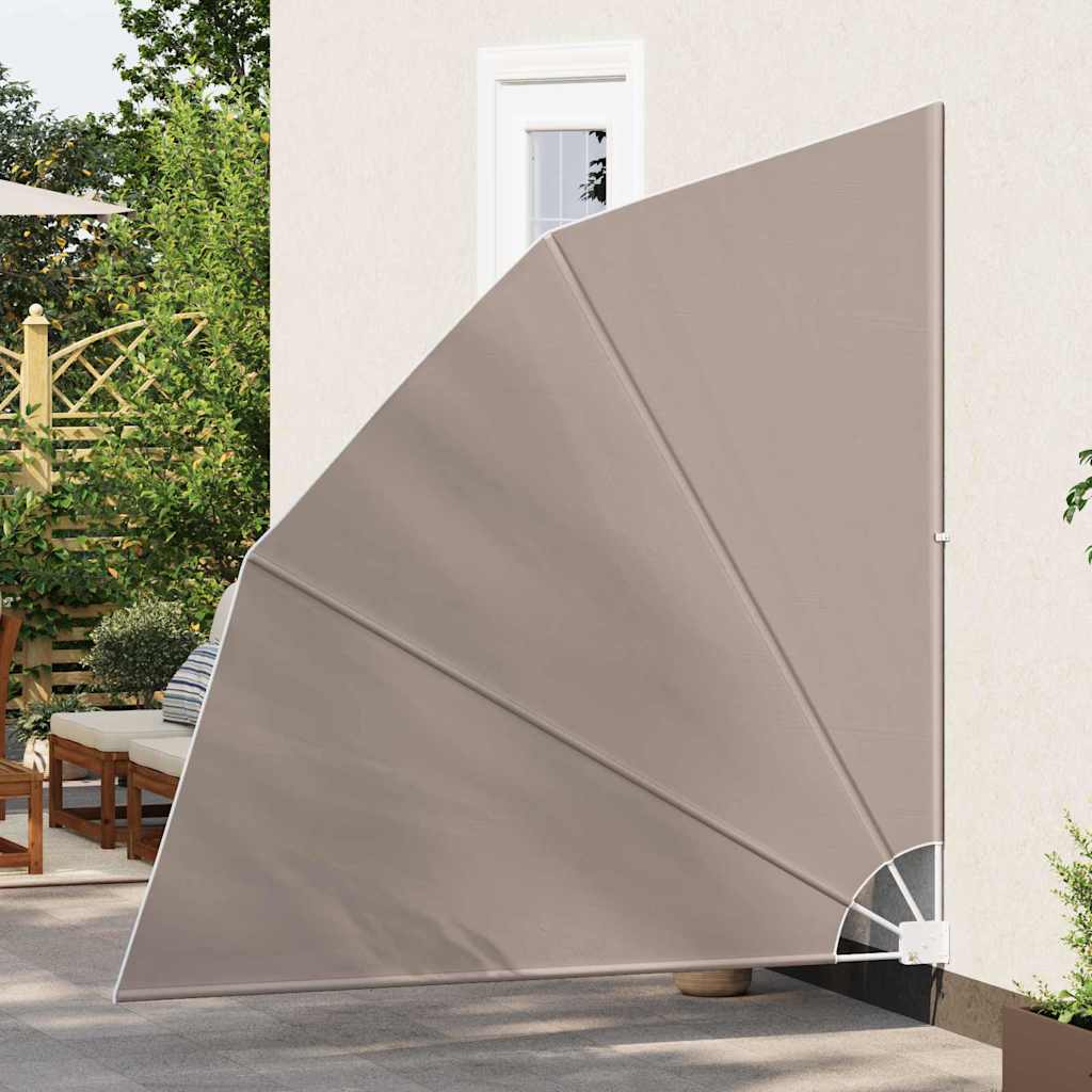 VidaXL Balkon-Sichtschutz Taupe 210 x 210 cm Polyester