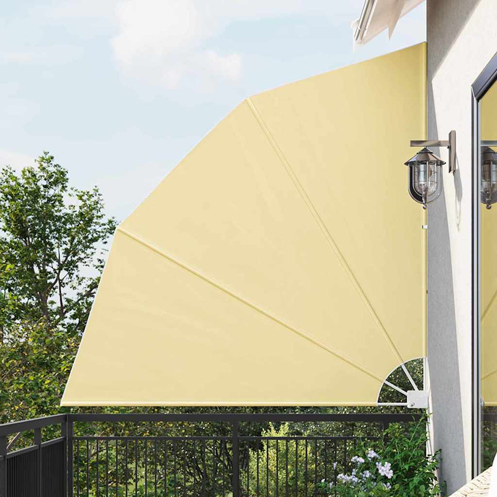 Vidaxx Balkon-Sichtschutz Sand 210 x 210 cm Polyester