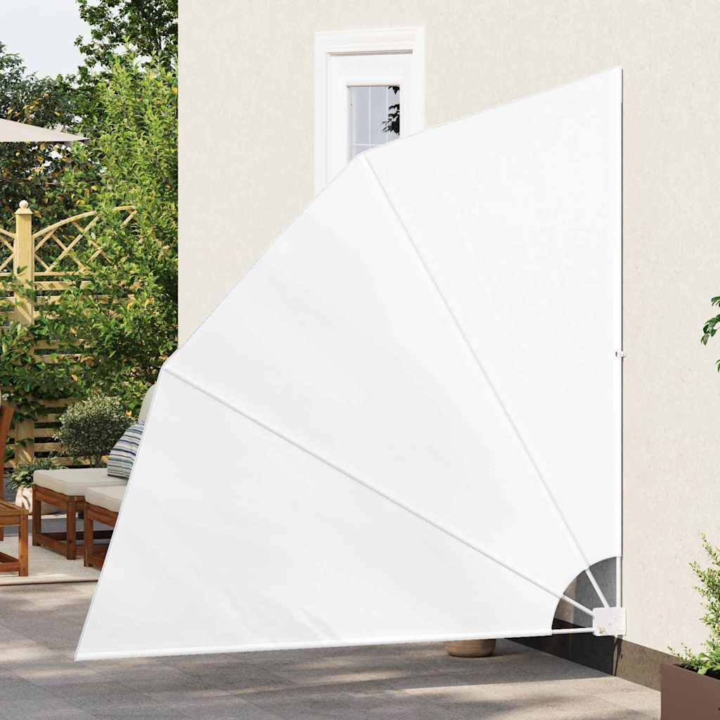 VidaXL Balkon-Sichtschutz Weiß 210 x 210 cm Polyester