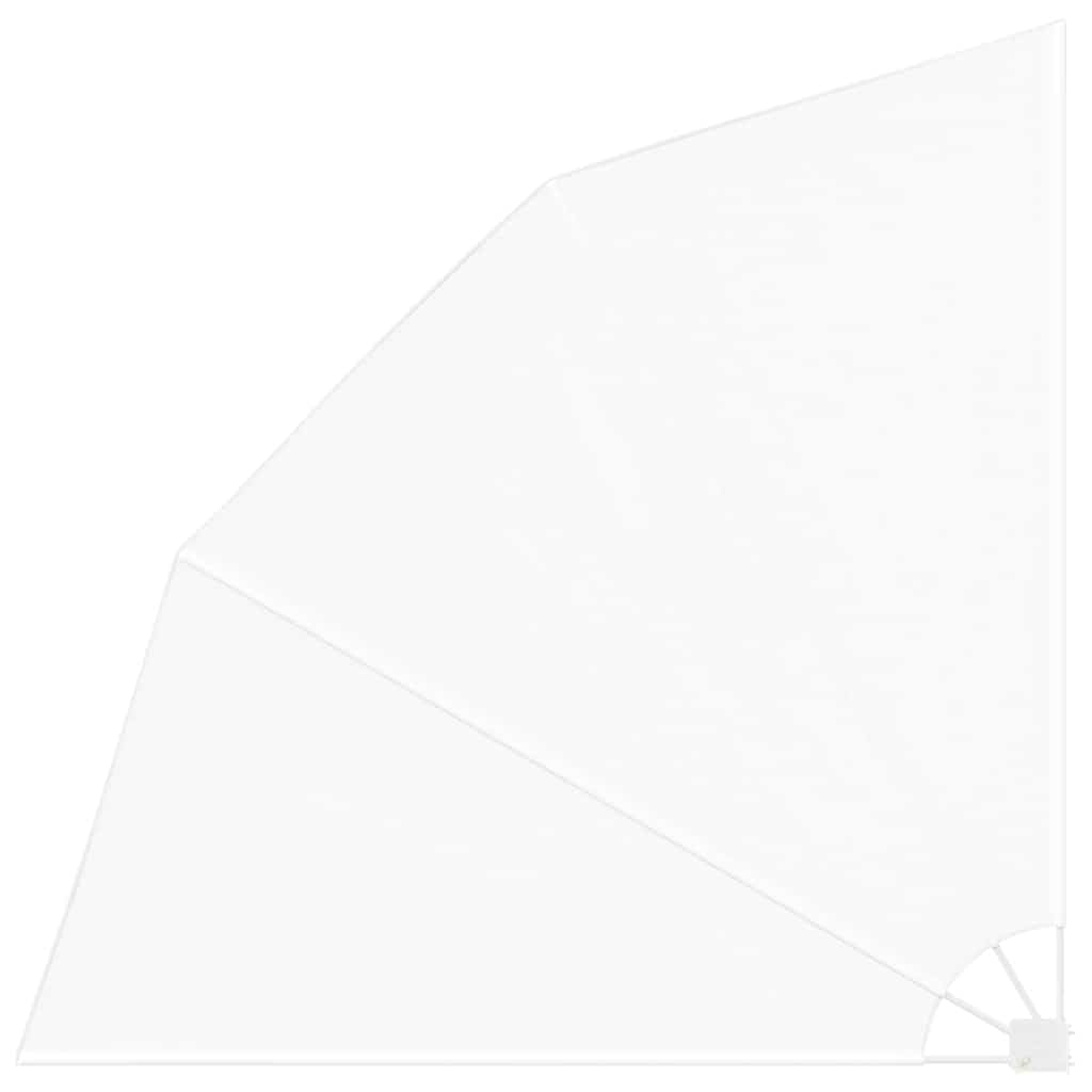 VidaXL Balkon-Sichtschutz Weiß 210 x 210 cm Polyester