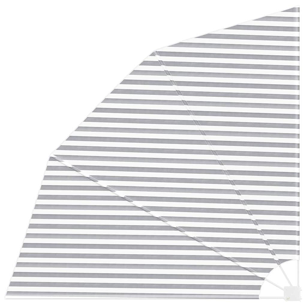 Vidaxxl Balkon-Sichtschutz Anthrazit und Weiß 210 x 210 cm Polyester