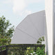 VidaXL Balkon-Sichtschutz Grau 115 x 115 cm Polyester