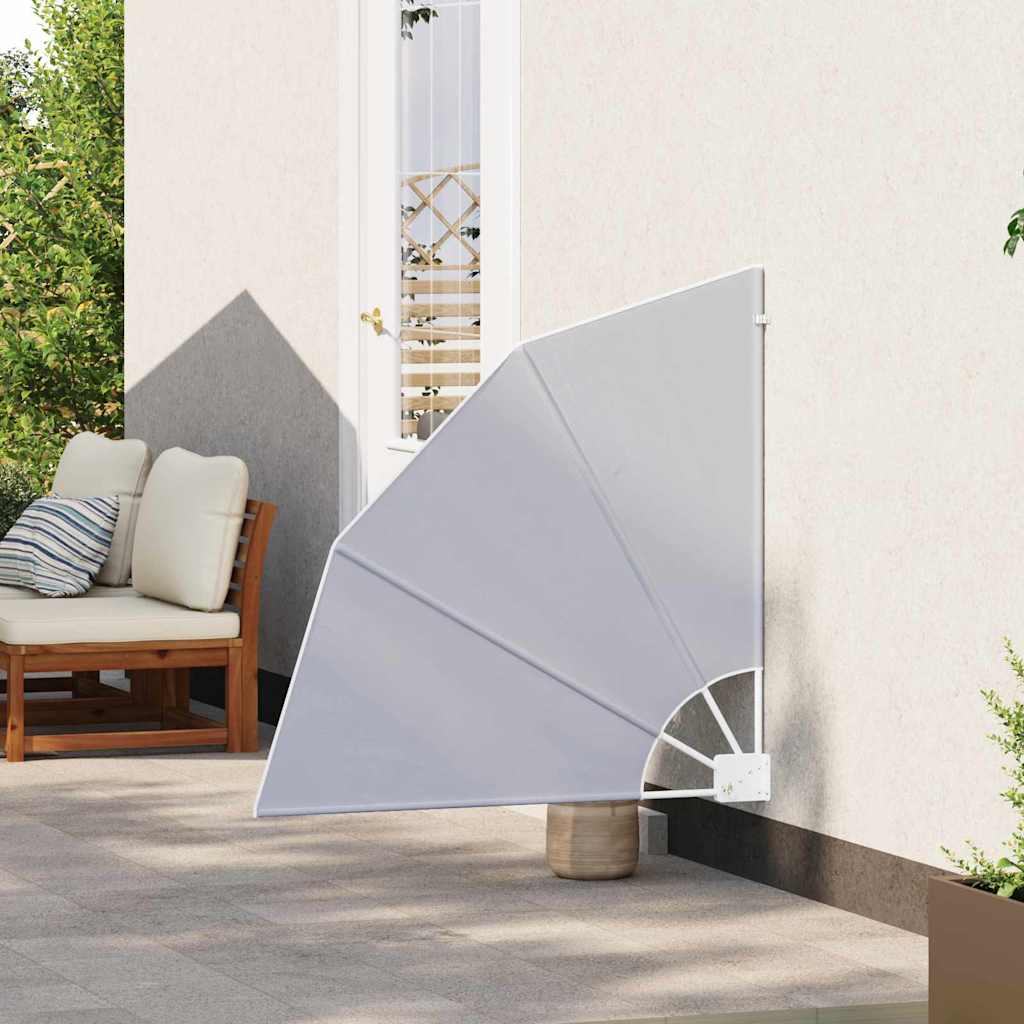 VidaXL Balkon-Sichtschutz Grau 115 x 115 cm Polyester
