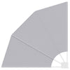 VidaXL Balkon-Sichtschutz Grau 115 x 115 cm Polyester